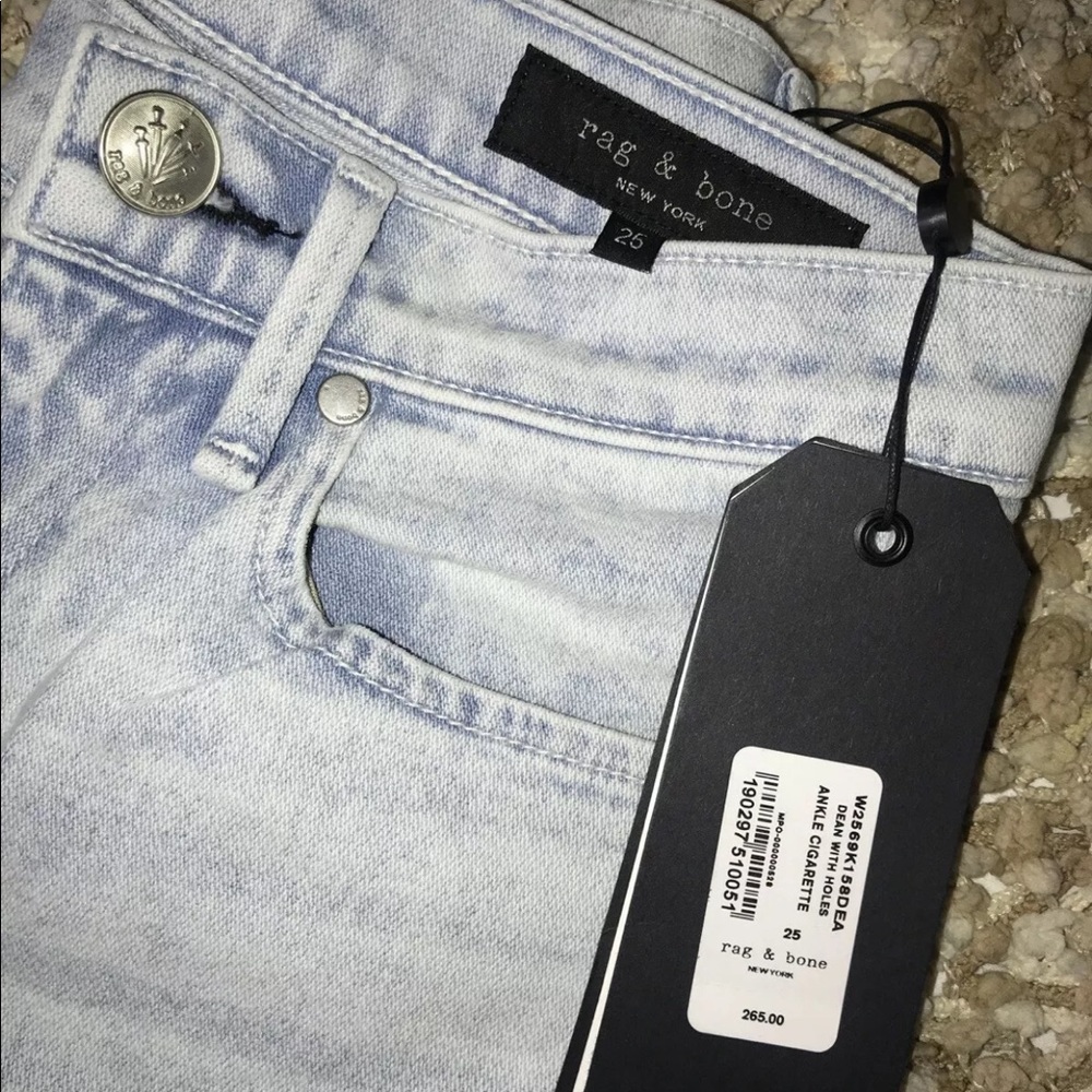 Rag & Bone Women's The Ankle Cigarette Jeans - Picture 6 of 11